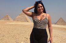 Cairo layover tour Giza pyramids Egyptian museum local bazaars Camel ride Lunch
