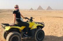 Giza pyramids, Sphinx, ATV bike, Lunch,Camel ride, Dinner cruise& shopping tour 