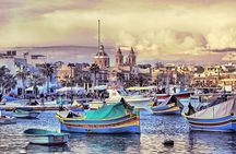 Blue Grotto and Sunday Market at Marsaxlokk Fishing Village Tour