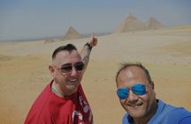 Explore Giza Pyramids & Egyptian museum.
