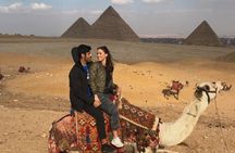 Explore Giza Pyramids & Egyptian museum.