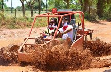 Fun extreme buggy tour on the roads of Macao and visit the cave with transport