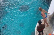Negril 7 mile Beach, Party Catamaran Cruise , Snorkeling and Ricks Cafe Combo