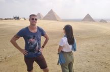 Giza pyramids ,Sphinx & Grand Egyptian Museum New Galleries