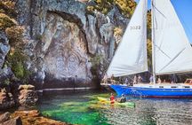 Maori Rock Carvings - Taupo Sailing Adventures - Kindred Spirit