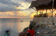Negril 7 mile Beach, Party Catamaran Cruise , Snorkeling and Ricks Cafe Combo