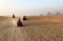 Quad Biking (ATV) at Giza pyramids Desert with Sunset Option