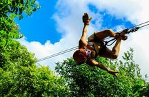 Amazing ATV Tour, Ziplines and Cenote Swim with Lunch and round trip included