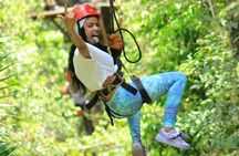 Amazing ATV Tour, Ziplines and Cenote Swim with Lunch and round trip included