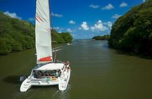 Catamaran to Ile aux Cerfs from Pointe Jerome with transfer