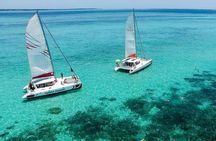 Catamaran to Ile aux Cerfs from Pointe Jerome with transfer