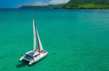 Catamaran to Ile aux Cerfs from Pointe Jerome with transfer