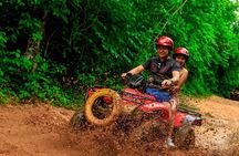 Amazing ATV Tour, Ziplines and Cenote Swim with Lunch and round trip included