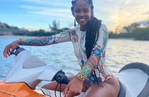 Jet Ski and Beach with Private Transportation from Montego bay Resorts
