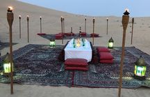 Private setup, Falcon photo , Dinner, Sunset in middle of Desert