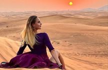 Private Morning Desert Safari: Camel Ride, Sandboarding Adventure