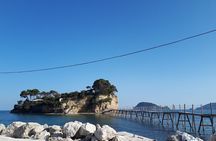 Zakynthos Half Day swimming tour to Turtle island and keri caves
