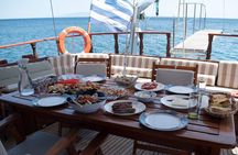 Mykonos:Sail Cruise to Delos&Rhenia islands with BBQ&Drinks