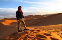 Desert Quad Biking Tour and Sand Boarding with Dinner in Dubai