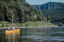 Canoeing on the Elbe river + Bike rental from Děčín to Bad Schandau