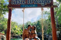 Eco Park Casa Tortuga Cenotes and Tulum Ruins! Riviera Maya Round Transportation