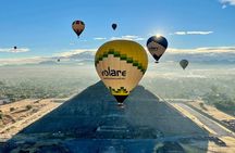 Hot Air Balloon Flight over Teotihuacan, from Mexico City