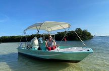 Private Boat Lake Ride and Cancun Bay Sightseeing 