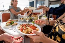 Athens Semi Private Sunset Catamaran Cruise with meal & drinks