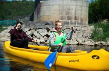 Canoeing on the Elbe river and Bike rental from Děčín to Schmilka
