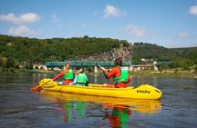 Canoeing on the Elbe river and Bike rental from Děčín to Schmilka
