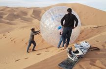 Sanding Ball in Merzouga: Experience the sand dunes on a zorbing activity