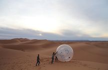 Sanding Ball in Merzouga: Experience the sand dunes on a zorbing activity