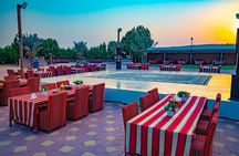 Premium Evening Dessert Safari with BBQ Dinner & Camel Ride