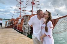 Spanish Galleon in Cancún - Romantic Lobster Dinner Cruise & Live Saxophone