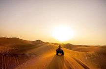 Premium Evening Desert Safari with Quad Bike, Camel Ride and BBQ Dinner