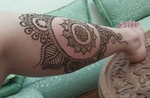 3-Hour Private Full Moroccan Henna Art and temporary Henna tattoo Experience