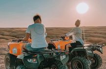 Quad biking in the Agafay Desert