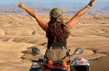 Quad biking in the Agafay Desert