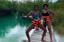 Tulum Guided Scooter Tour, Muyil Ruins, Boat Eco, Float Down Mayan Canals Lunch