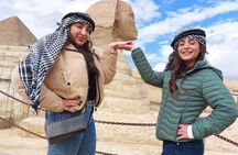 Full-Day Giza Pyramids and Cairo Tour from Cairo Airport 