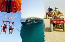 2 Hours Semi-submarine, and 3 Hours ATV Safari, Camel Ride, & Parachute-Hurghada