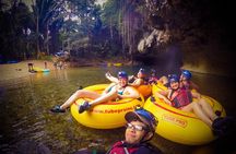 Cave Tubing Adventure at Nohoch Che'en and Jaguar Paw 