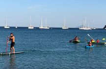 Excursion to the wild beach of Galenzana in Sup and Canoe