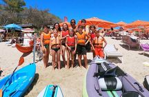 Excursion to the wild beach of Galenzana in Sup and Canoe