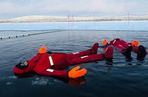 Arctic Day with Ice Fishing and Floating