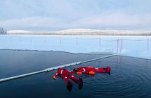 Arctic Day with Ice Fishing and Floating