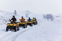 Winter Quad Bike Ride in the Arctic Circle from Rovaniemi 