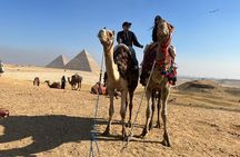 Private Half-Day guided Trip to Giza Pyramids with Camel-Riding