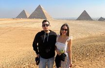 8-hours private tour Giza pyramids, lunch, camel ride and Egyptian museum