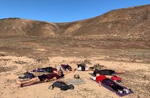 Hatha Yoga in Front of the Ocean and Inside the Volcano